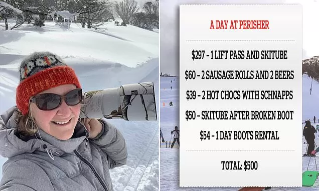 Why Aussie woman is being slammed after exposing the cost of skiing image