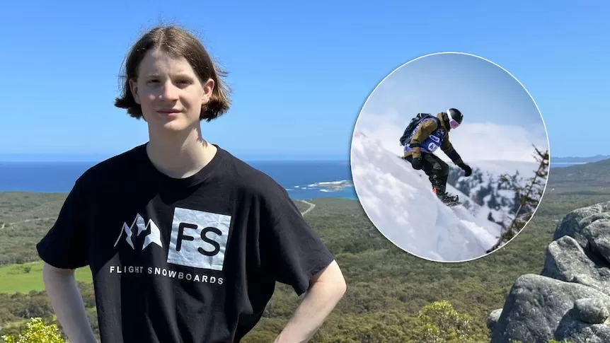 How a teen from Australia's powderless west coast stepped onto snowboarding's world stage image