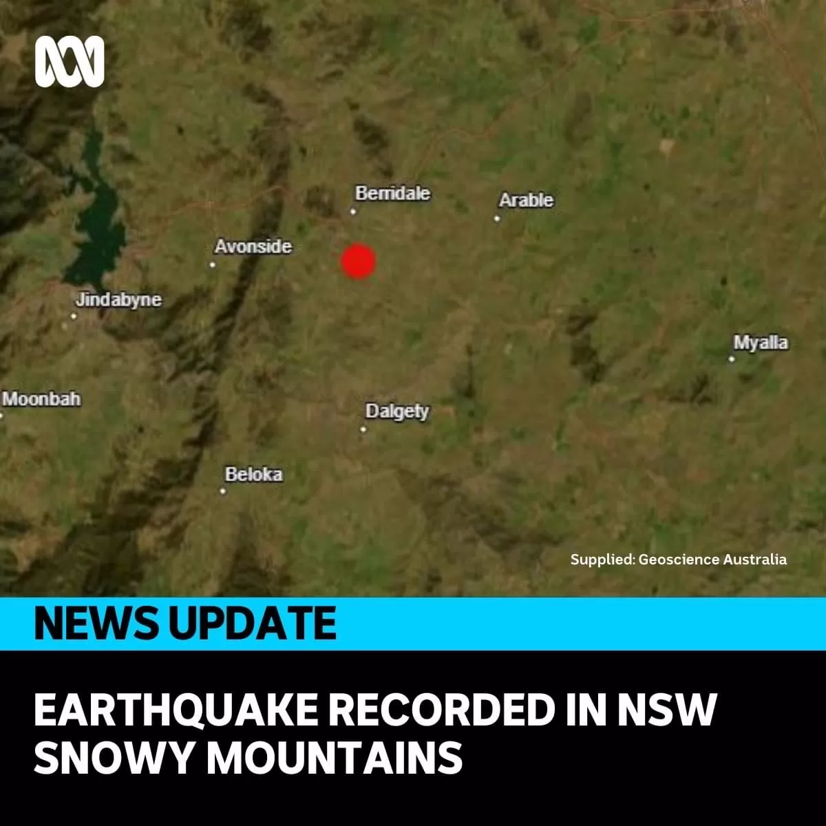 🏔 EARTHQUAKE RECORDED IN NSW SNOWY MOUNTAINS 🏔 image