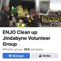 ENJO clean up Jindabyne volunteer group logo